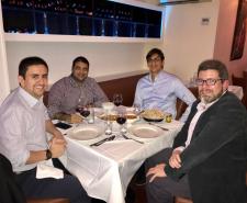 Ivan Godoy, Atul Taneja, Jader Silva, Marcelo Bordalo. Brazilian dinner in NYC